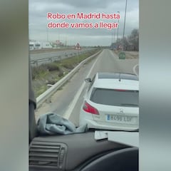 Un camionero es atracado en plena carretera en Madrid: lo grabó todo y se hizo viral en redes