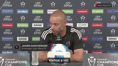 Mascherano informa del estado de la lesión de Messi