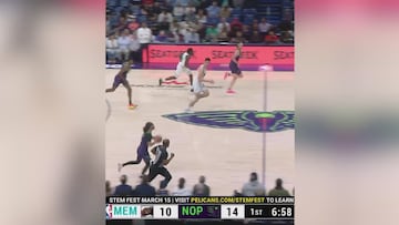 La última barbaridad en la NBA lleva la firma de Trey Murphy: no lo intenten en casa