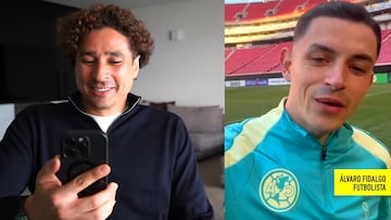 El emotivo reencuentro entre ‘Memo’ Ochoa y Álvaro Fidalgo que hace sonreír al americanismo