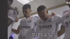 Las desgarradoras lágrimas de Neymar al saber que estaba lesionado y no podía jugar con Santos