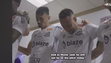 Las desgarradoras lágrimas de Neymar al saber que estaba lesionado y no podía jugar con Santos