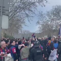 Aficionados del Barça se acuerdan de Vinicius con este cántico despectivo