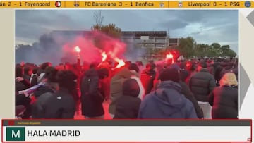 La policía expulsa a ‘Ultra Sur’: hicieron gestos fascistas y lanzaron piedras