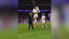 El deplorable gesto de Rüdiger a la afición del Atleti durante la celebración