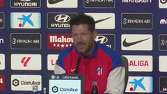 Tensión en la rueda de prensa de Simeone: cortan a un periodista su pregunta sobre el derbi y UEFA