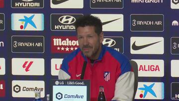 Tensión en la rueda de prensa de Simeone: cortan a un periodista su pregunta sobre el derbi y UEFA