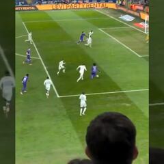 Toma inédita del gol ‘imposible’ del ‘Chino’ Huerta con el Anderlecht