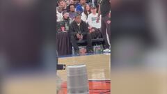 Captan a un famoso cómico norteamericano vomitando en la NBA y tienen que retrasar el partido
