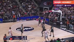 Un ex del Madrid hace la canasta de la Euroliga: nadie se explica el cómo y el por qué