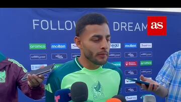 Vega reflexiona, no se siente en su mejor momento, pero llega motivado con México