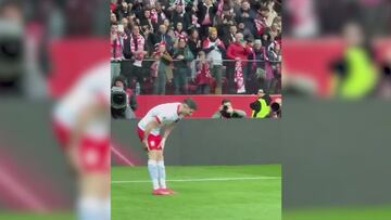 La imagen más que preocupante de Lewandowski a 5 días del partido ante Osasuna