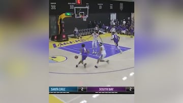 Bronny James explota en la G-League: así hizo su récord de puntos