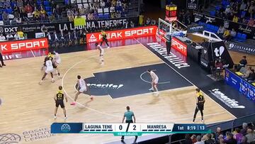 Resumen del La Laguna Tenerife vs Manresa de la Basketball Champions League