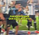 El festejo viral de Argentina riéndose de Raphinha: “Que está muerto...”