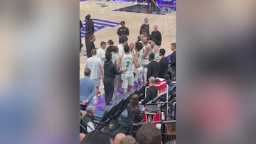 Tension erupts: teammates clash as Desmond Bane shoves Aldama during timeout