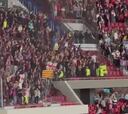 Una daga directa a los madridistas: los dos cánticos culés en el Metropolitano durante la fiesta de los jugadores