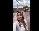 Empieza a dar un concierto en Edomex, la explanada está vacía... y la única espectadora es su novia