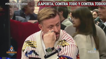 Guti descoloca a todos en El Chiringuito con esto de Laporta: Pedrerol no se pudo contener