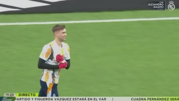 Un vídeo para la historia del Bernabéu: lo que pasa cuando salta Fran González emociona