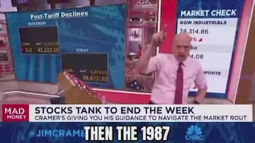 Jim Cramer alerts: Trump tariffs could trigger a 1987-level crash this Monday