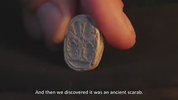 A 3-year-old girl went for a walk with her parents and found a “beautiful stone” that turned out to be a treasure from 3,800 years ago