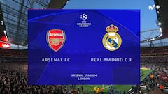 Resumen y goles del Arsenal vs Real Madrid de final de la Champions League