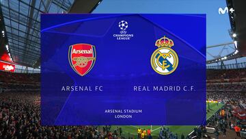 Resumen y goles del Arsenal vs Real Madrid de final de la Champions League