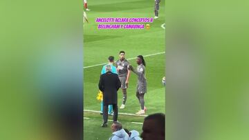 El vídeo que deja muy tocado a Ancelotti: la reacción de Bellingham cuando el italiano le da un orden