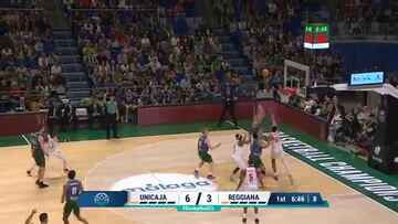 Resumen del Unicaja vs. Reggiana, cuartos de final de la Champions League