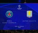 Resumen y goles del PSG vs Aston Villa, ida de los cuartos de final de la Champions League