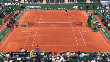 Señoras y señores, disfruten de cada segundo porque este tenista es irrepetible: Alcaraz en estado puro