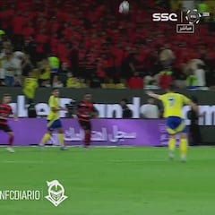 Cristiano marca en Arabia uno de los golazos de su carrera: fíjense en las caras