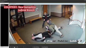 Dramatic courthouse arrest: Venezuelan man tackled by federal agents