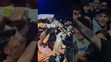 Violentan a vendedor de cerveza en un concierto y este pierde la cordura