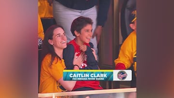 Caitlin Clark makes young fan’s day after spotting him in her jersey at Pacers game