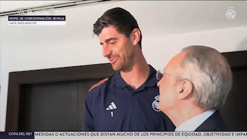 Tras todo el lío de ayer, Florentino se reencuentra con la plantilla: sorprende su actitud