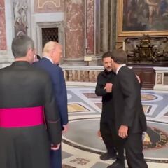 Macron snubbed as Trump, Zelensky hold private meeting