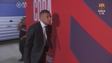 Alerta Mbappé: el vídeo bajando del autobús en La Cartuja que genera controversia