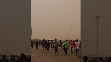 Tormenta de polvo retrasa el Juárez vs Pumas de Play-In