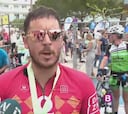 Hazard, cerveza en mano, tras una carrera en Mallorca: lo que dice destaca aún más su llamativo estado físico