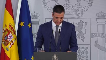 La comparecencia de Pedro Sánchez tras el apagón en España