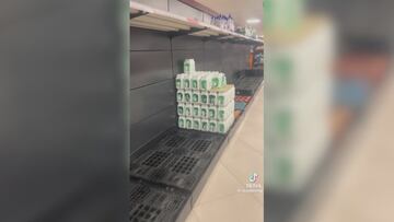 Locura en los supermercados con el apagón en España