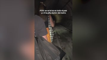 As赤 fueron los momentos de incertidumbre en el metro tras el apag車n que sufri車 Espa?a