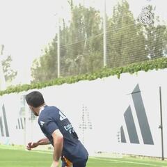 Lo del final del vídeo del entrenamiento del Madrid es la mejor noticia posible