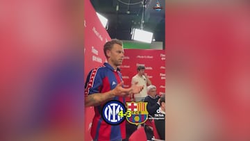 No se habla de otra cosa en redes: enfocan la cara de Pedrerol en el 4-3 del Inter...