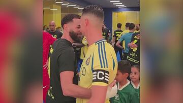 El emotivo saludo entre Cristiano y Benzema que emocionará al madridista: significativo