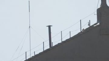 White smoke erupts — the crowd roars as the new Pope is revealed to the world