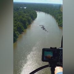 Graban una anaconda gigante de más de 20 metros en el Amazonas peruano: ya lo han visto 5M de personas