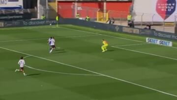 Nico Paz juega como los dioses: alucinen con su última asistencia de otro planeta